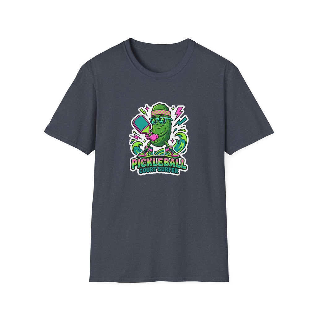 Pickleball Court Surfer Graphic Tee