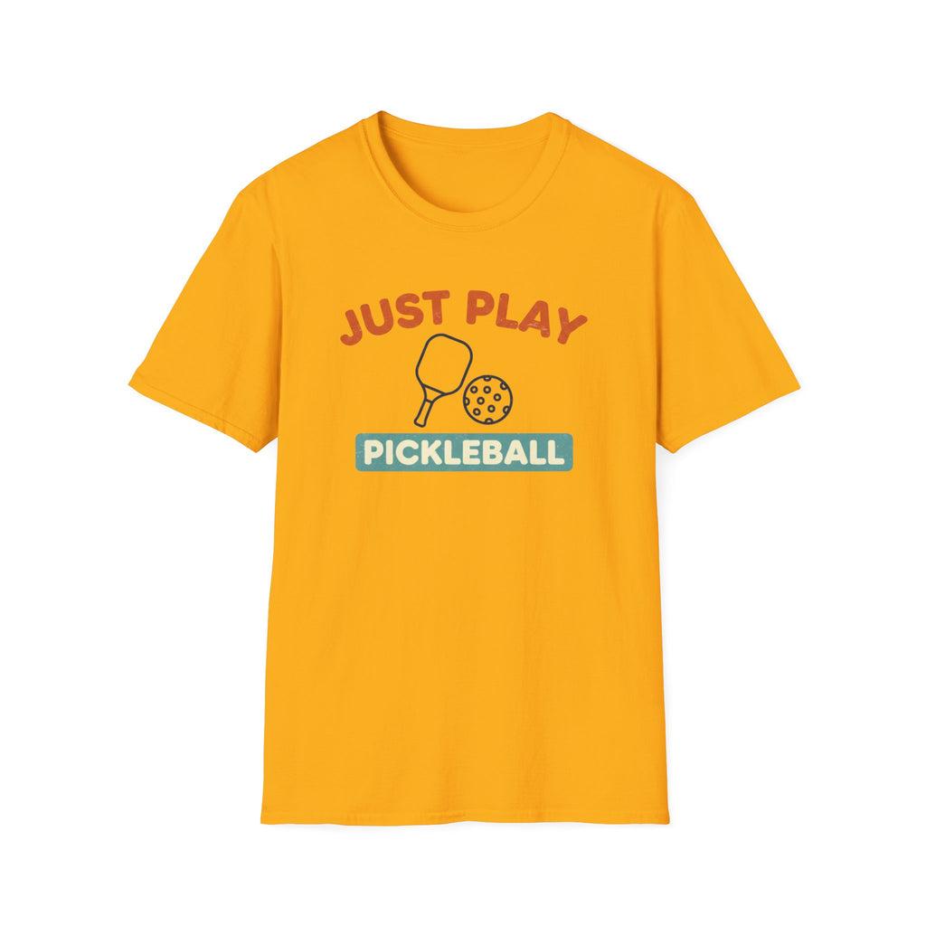 Just Play Pickleball Graphic Tee