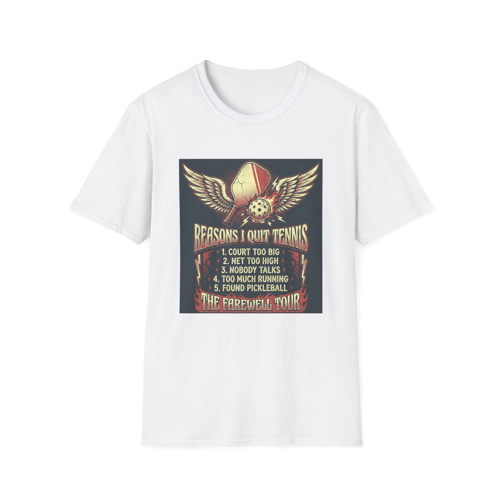 Reasons I Quit Tennis Graphic Tee