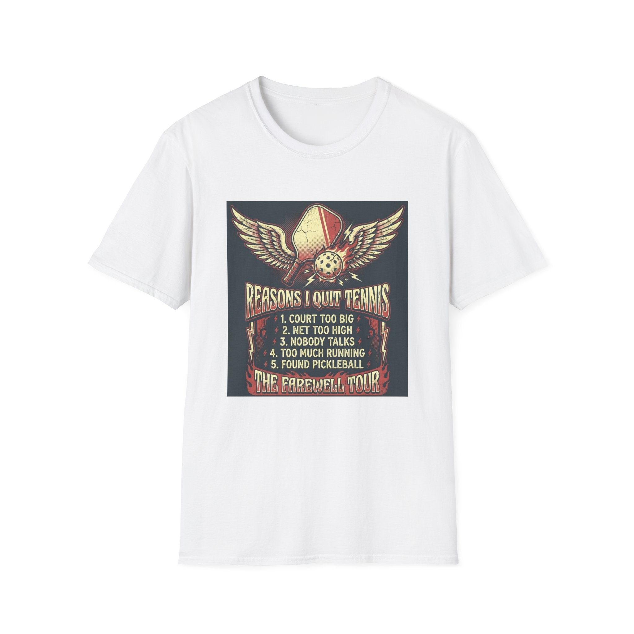 Reasons I Quit Tennis Graphic Tee