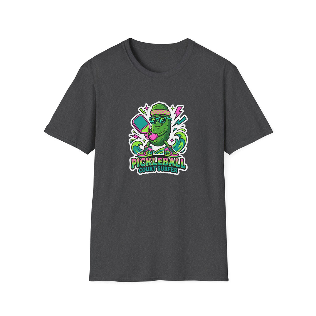 Pickleball Court Surfer Graphic Tee