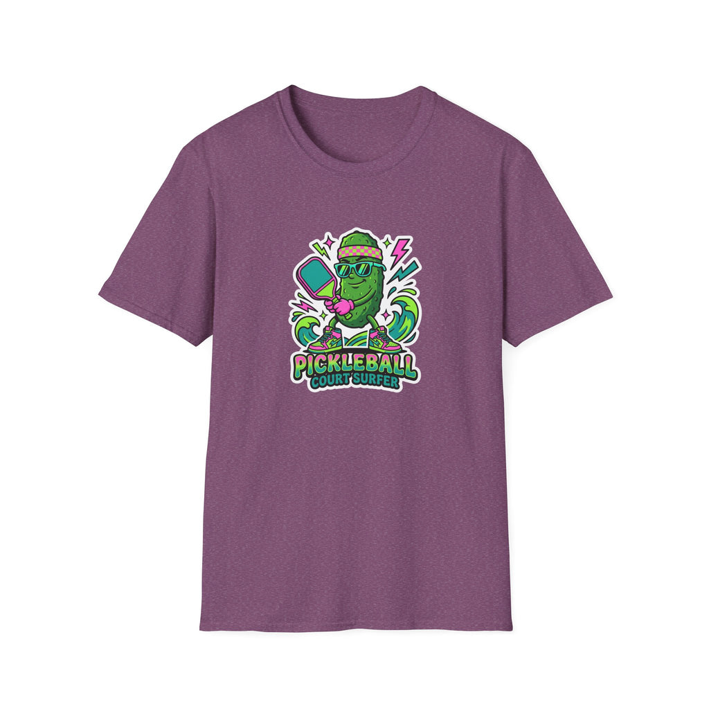 Pickleball Court Surfer Graphic Tee
