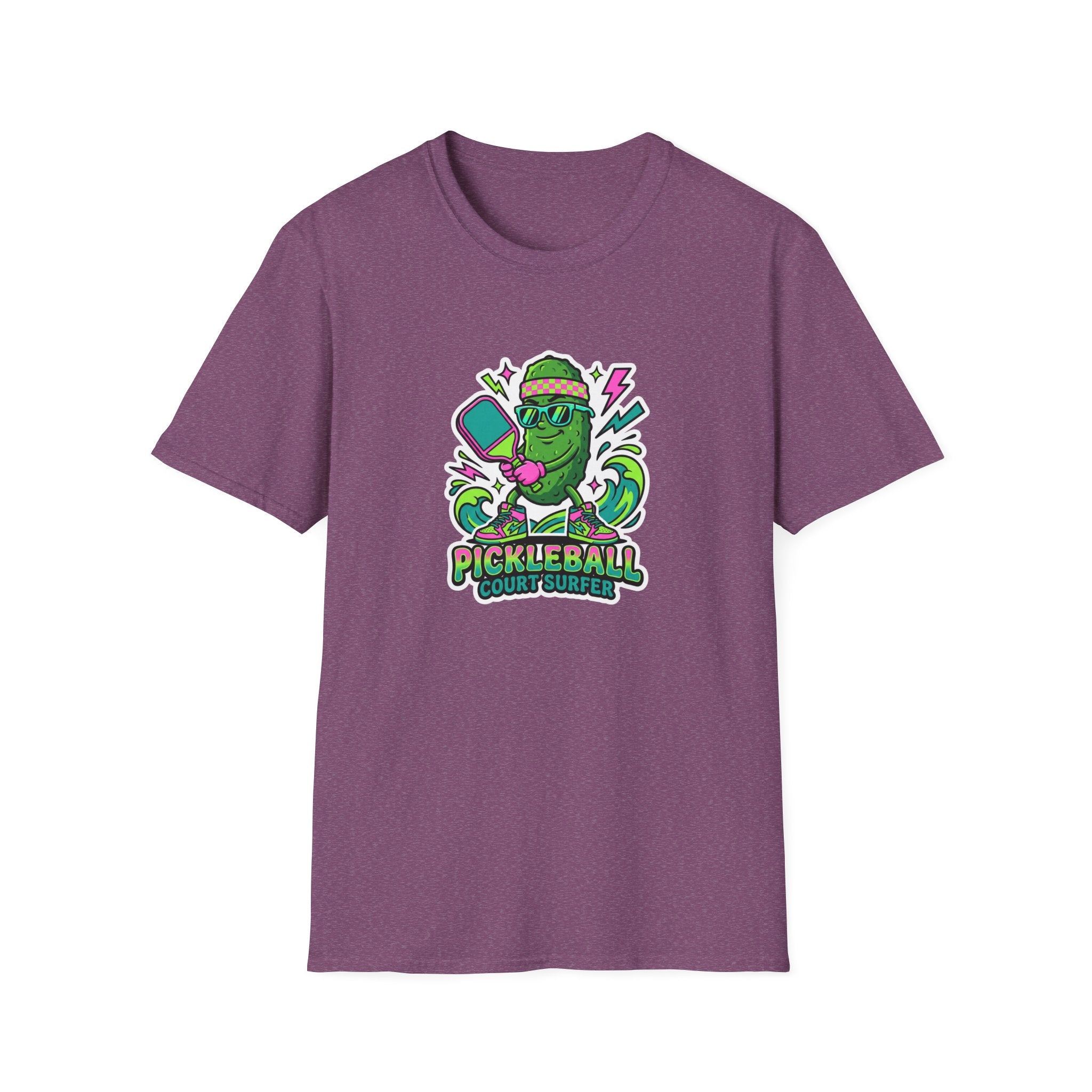 Pickleball Court Surfer Graphic Tee