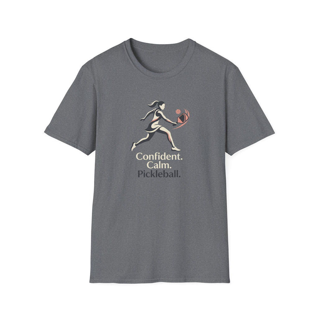 Confident Calm Pickleball Graphic Tee