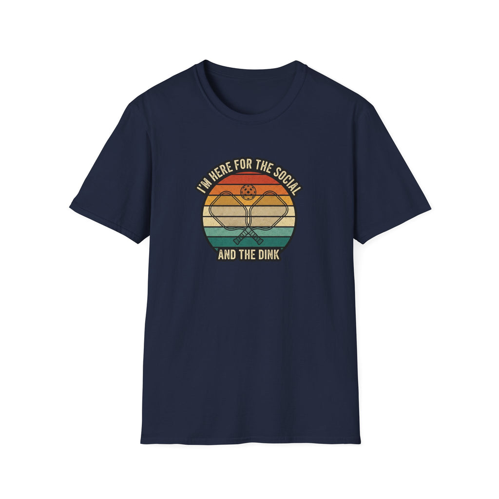 I'm Here For The Social And The Dink Graphic Tee