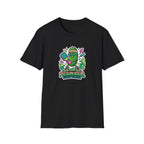 Pickleball Court Surfer Graphic Tee