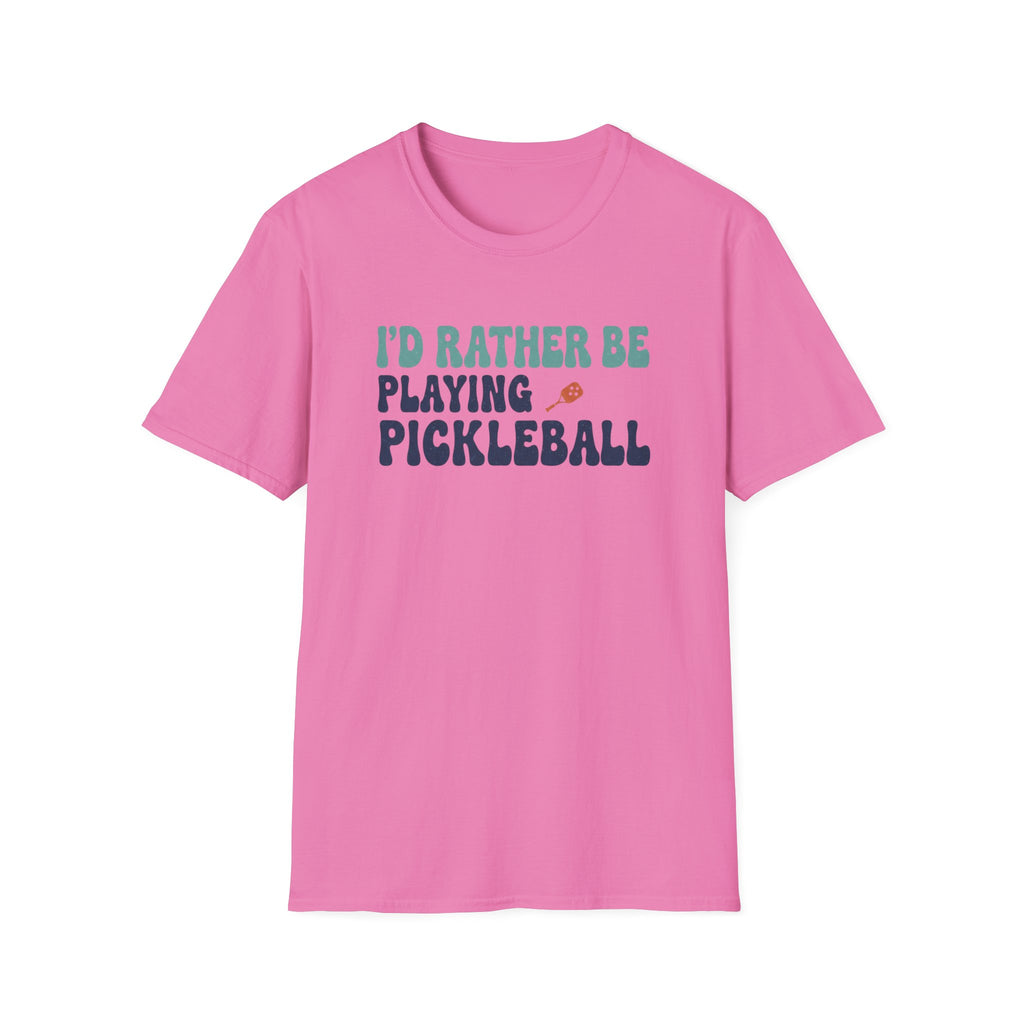 I'd Rather Be Playing Pickleball Graphic Tee