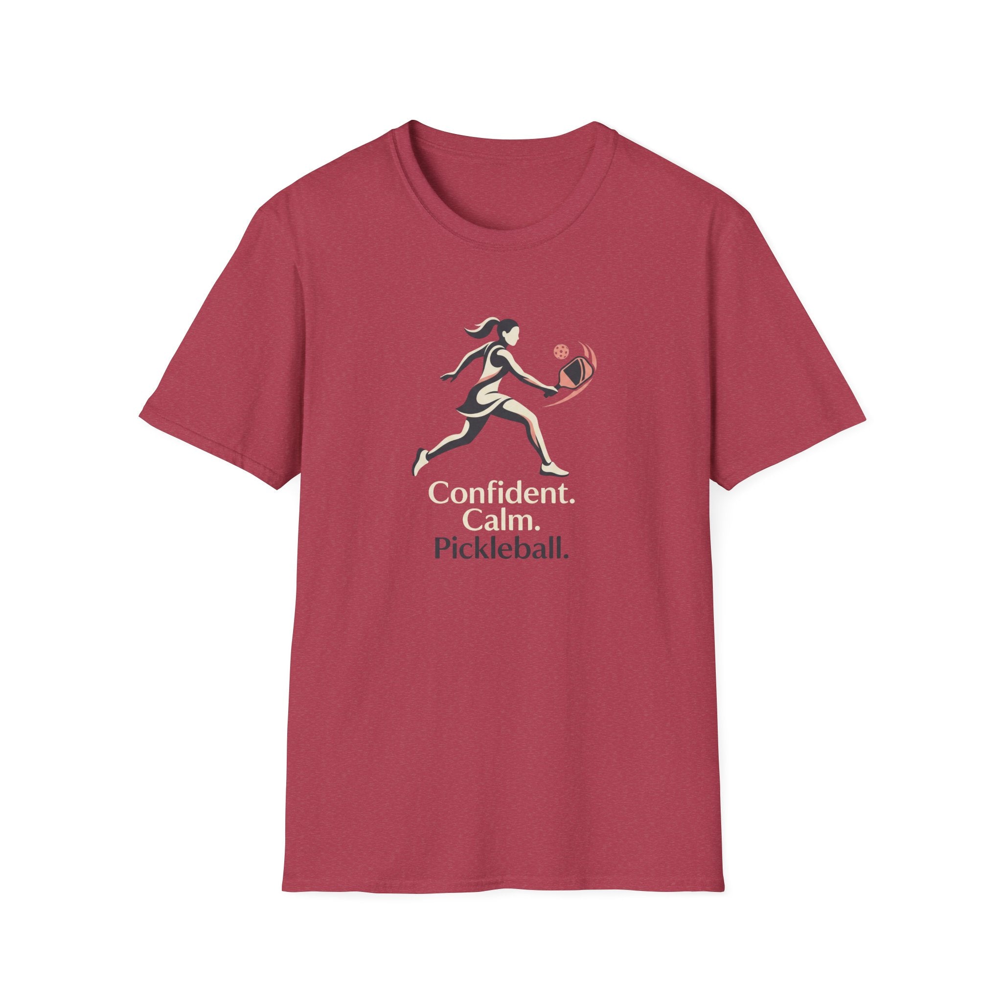Confident Calm Pickleball Graphic Tee