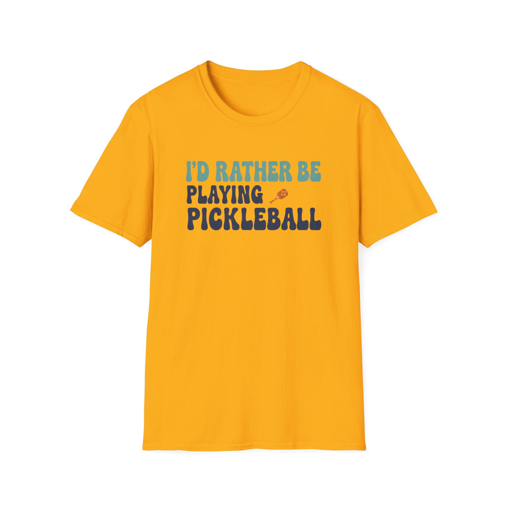 I'd Rather Be Playing Pickleball Graphic Tee