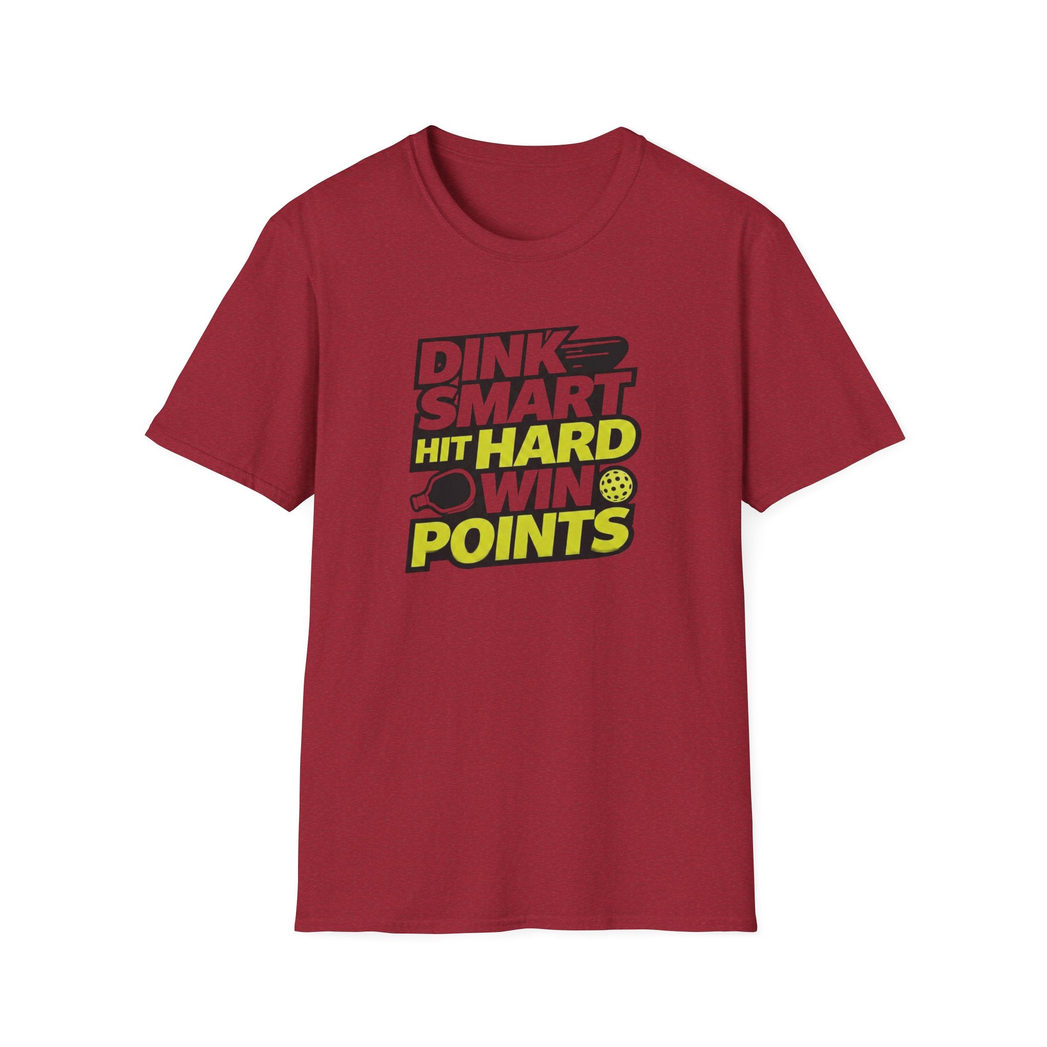 Dink Smart Hit Hard Win Points Graphic Tee