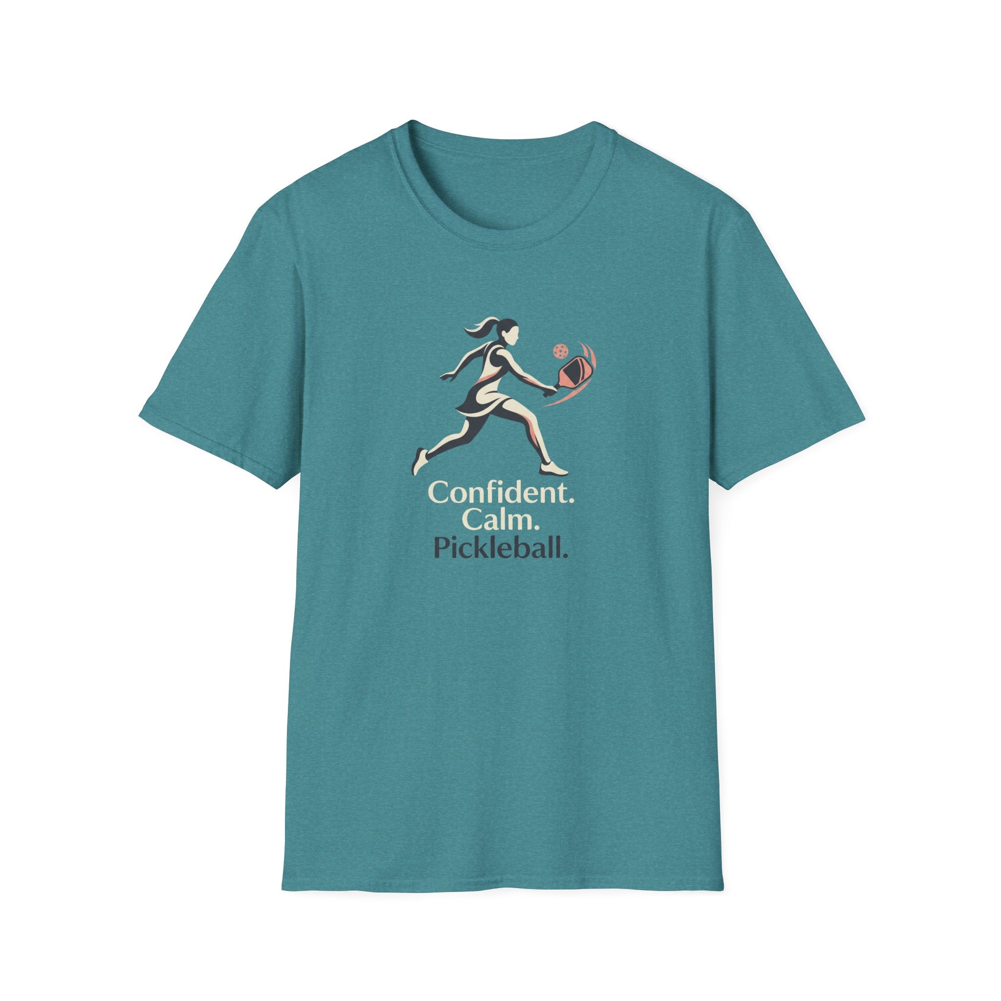 Confident Calm Pickleball Graphic Tee
