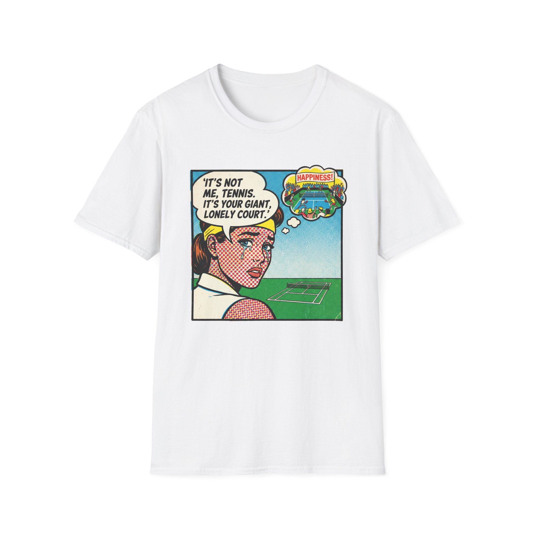 It's Not Me Tennis It's Your Giant Lonely Court Graphic Tee