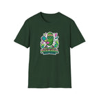 Pickleball Court Surfer Graphic Tee