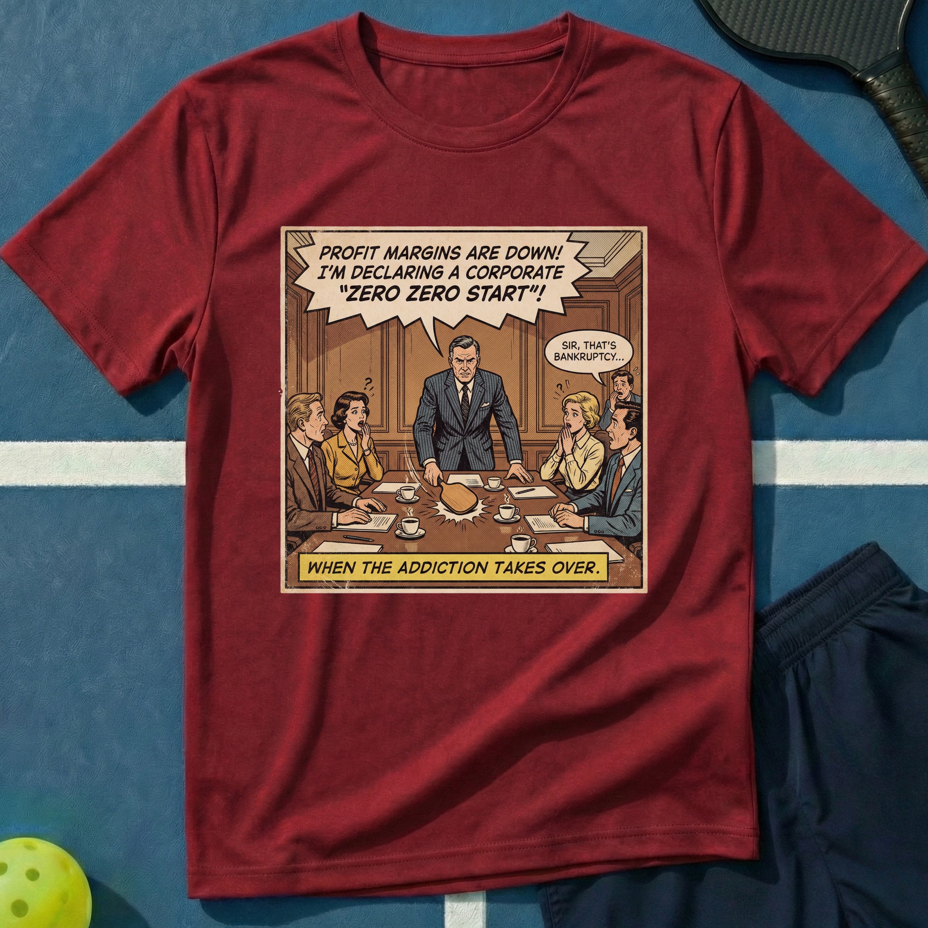 Corporate Zero Zero Start Graphic Tee