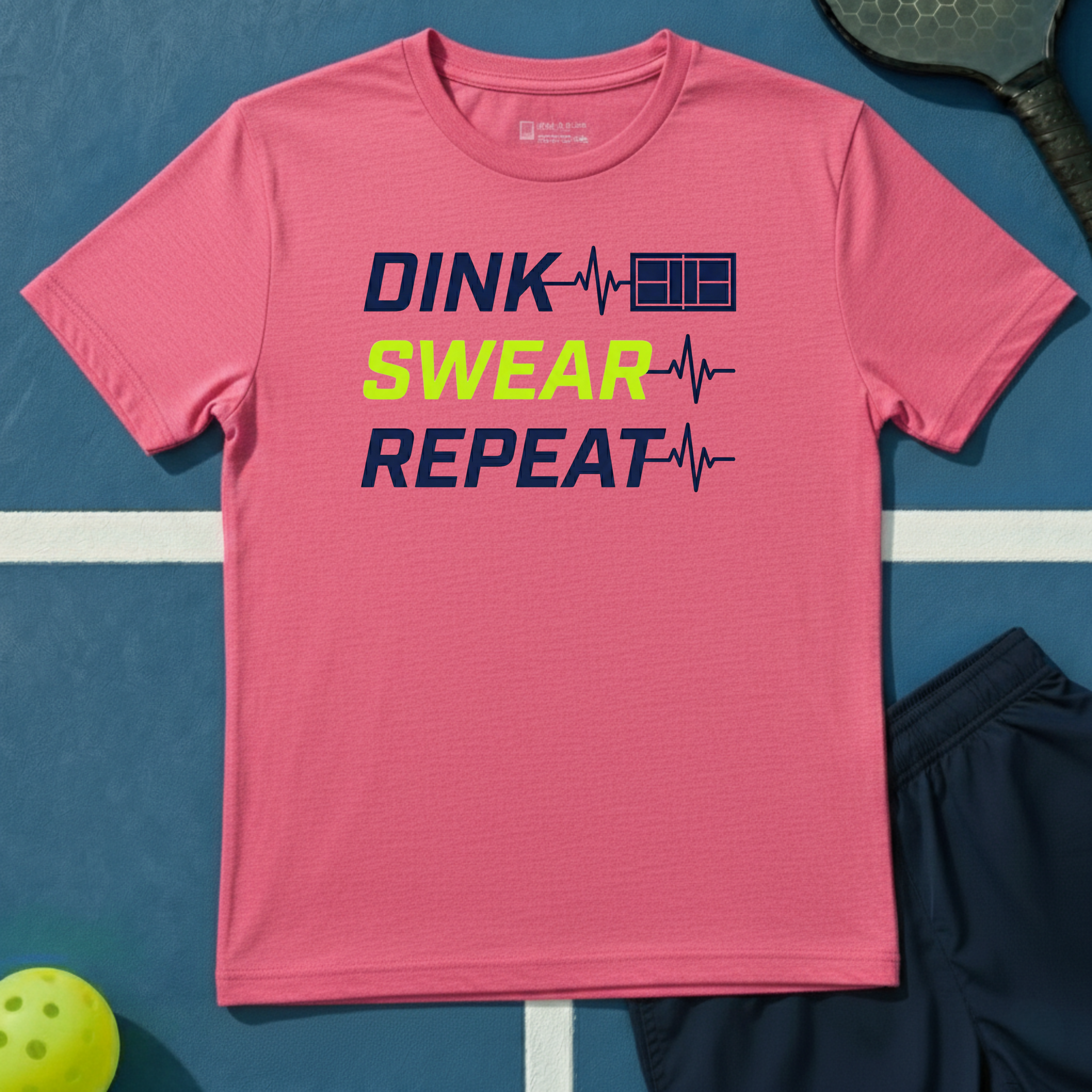 Dink Swear Repeat Graphic Tee