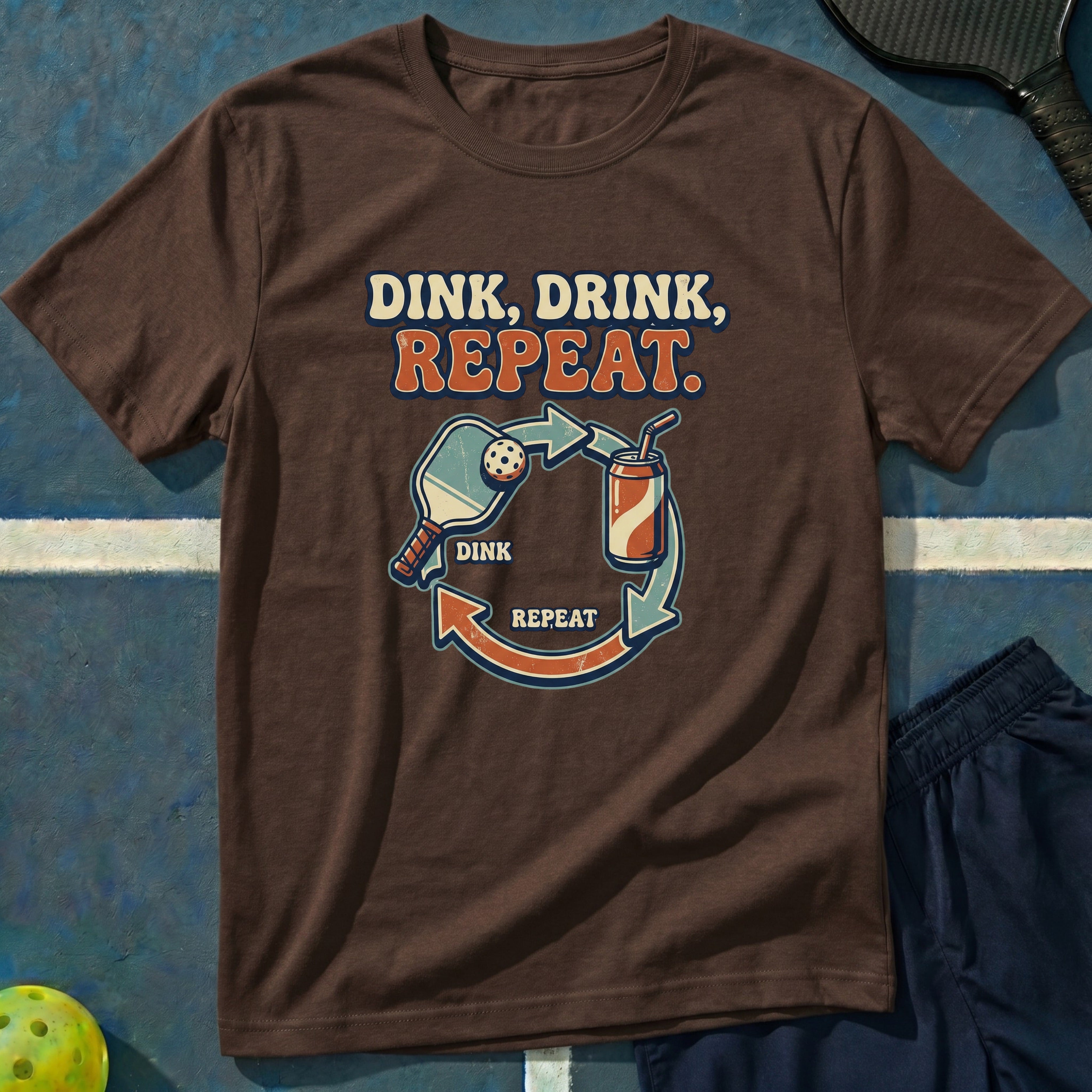 Dink Drink Repeat Graphic Tee
