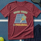 Good Vibes & Pickleball Graphic Tee