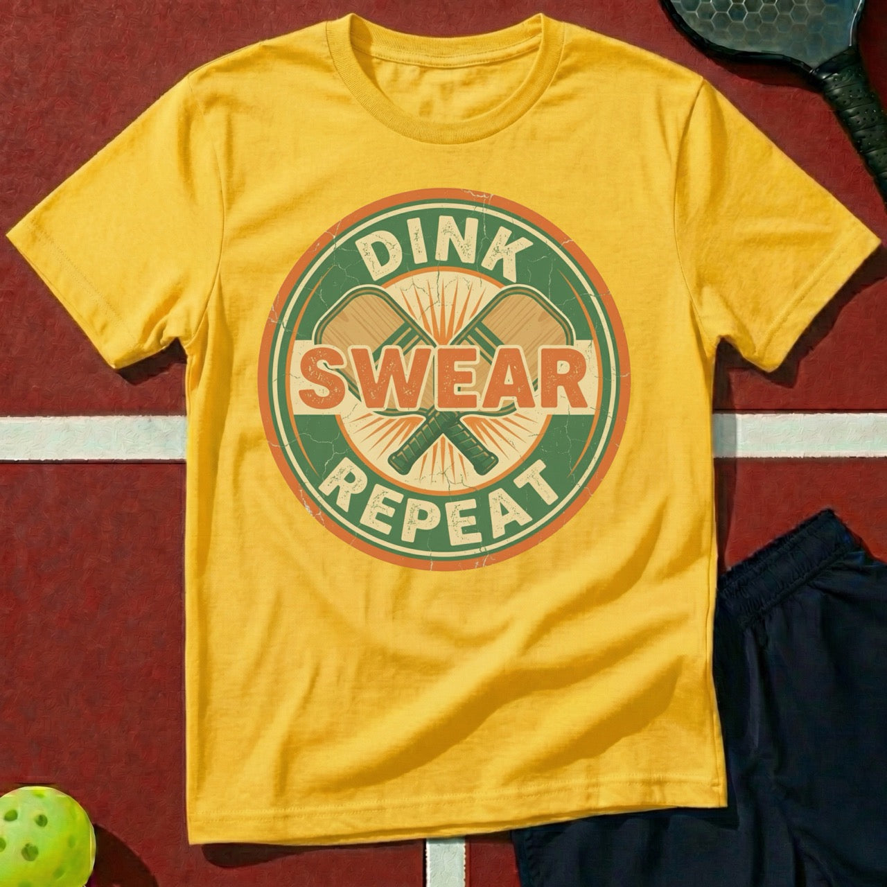 Dink Swear Repeat Graphic Tee