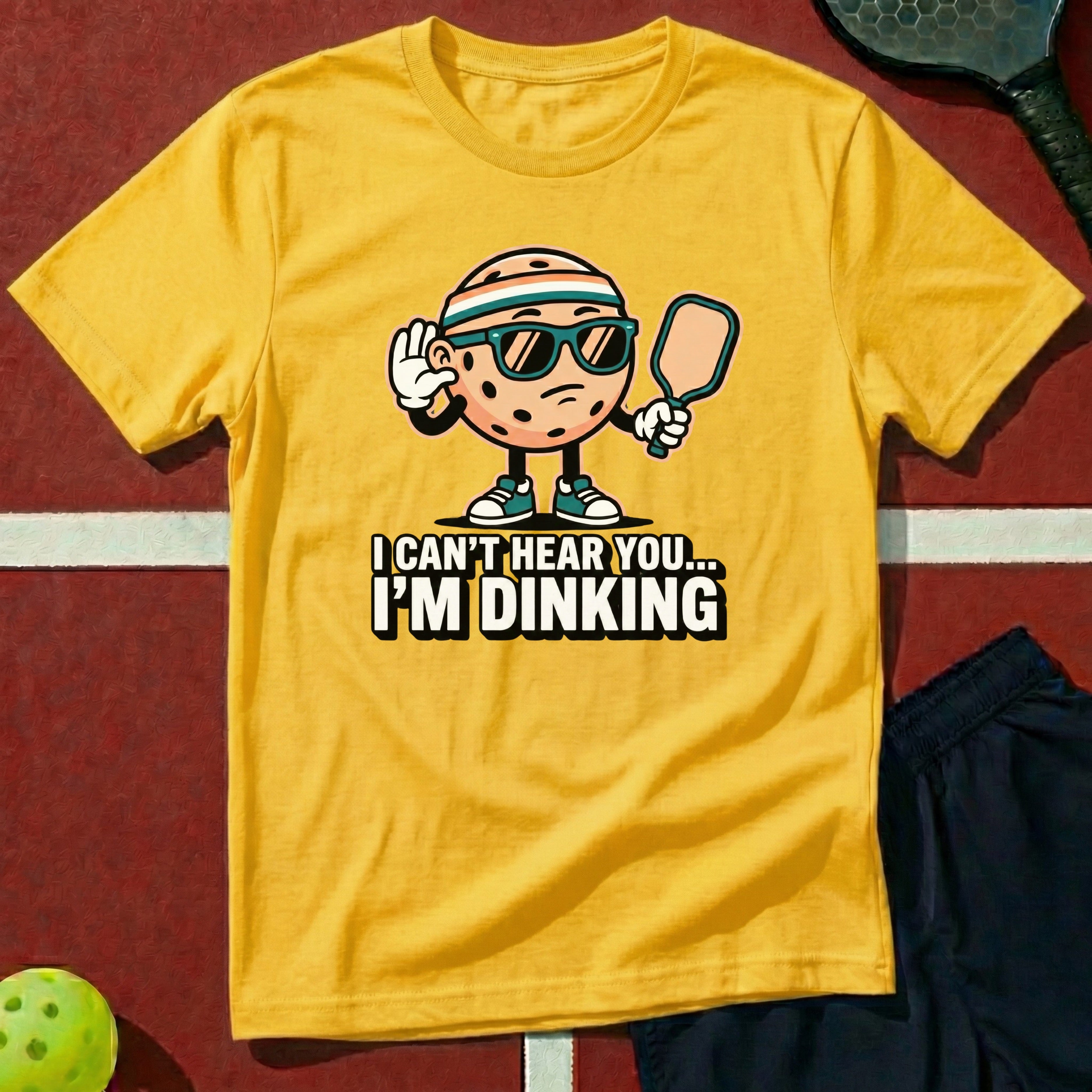 I can't Hear You I'm Dinking Graphic Tee