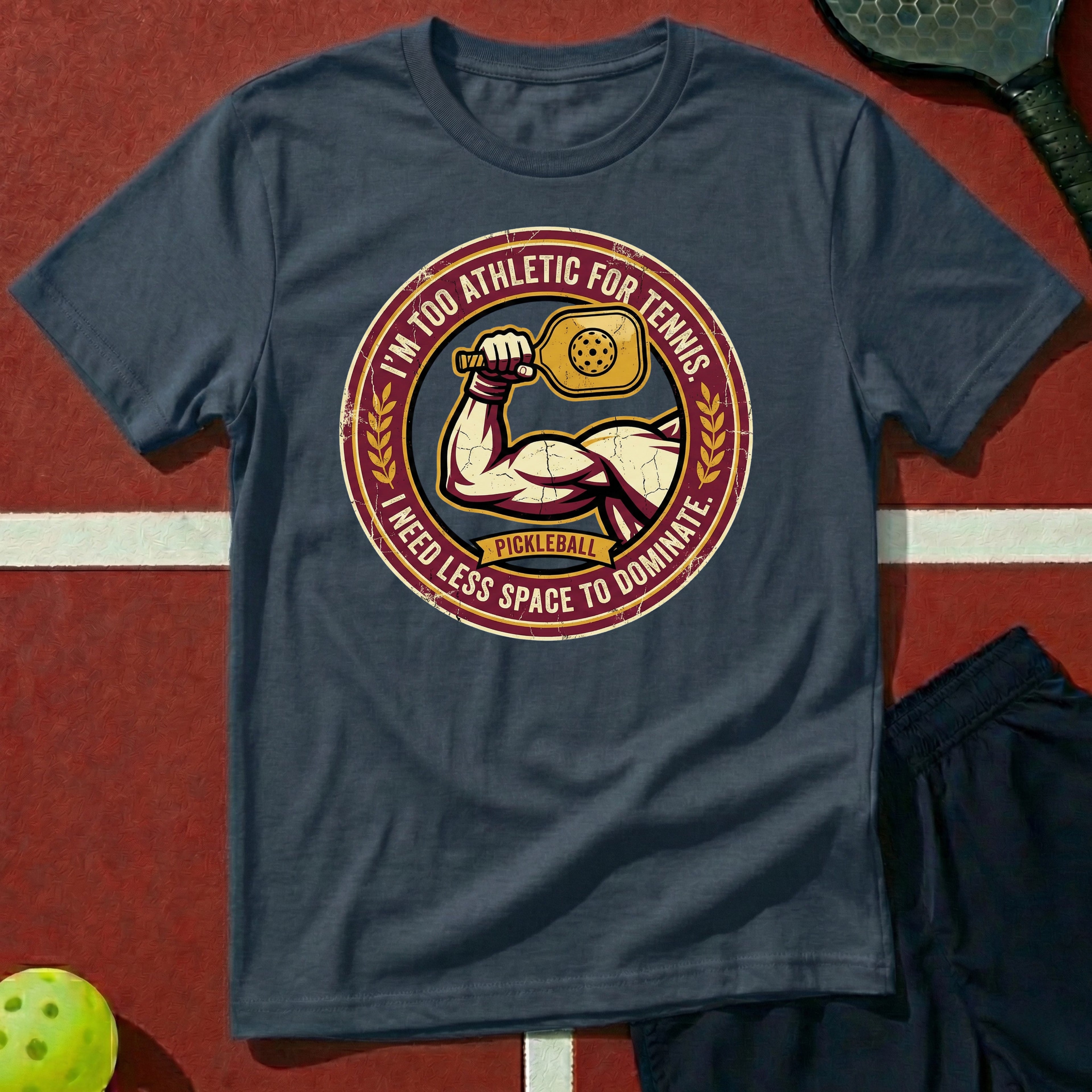 I'm Too Athletic For Tennis Graphic Tee