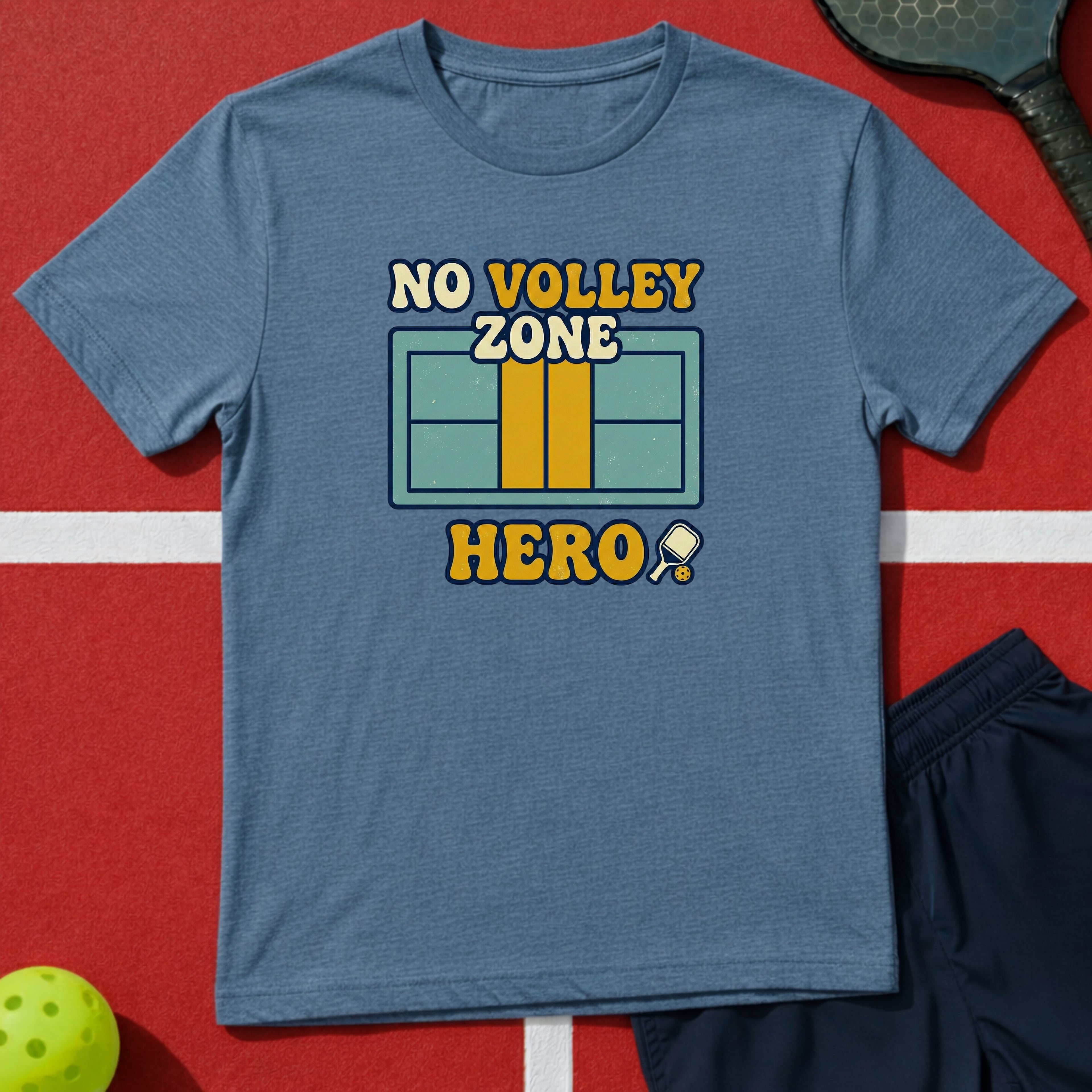 No Volley Zone Hero Graphic Tee