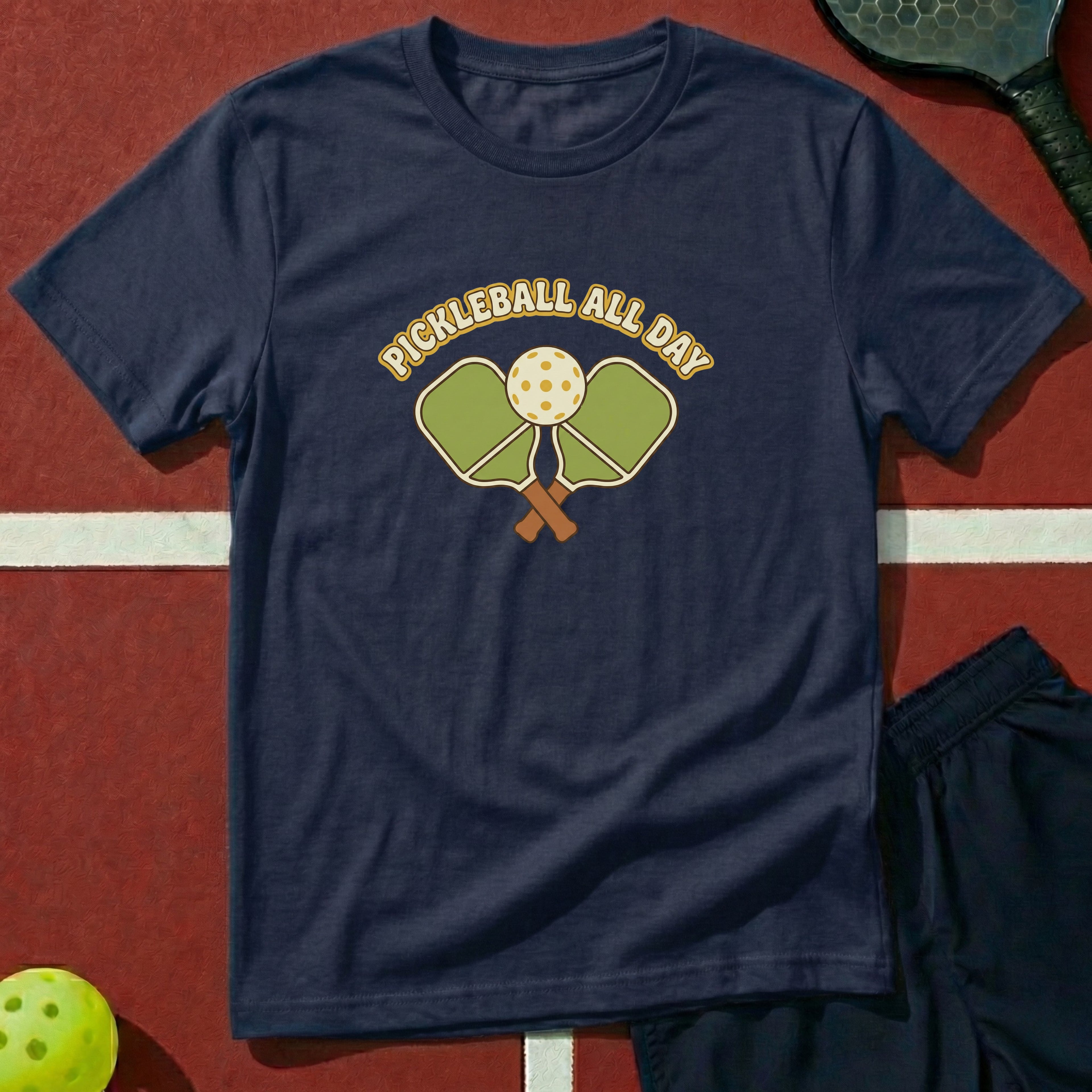 Pickleball All Day Graphic Tee