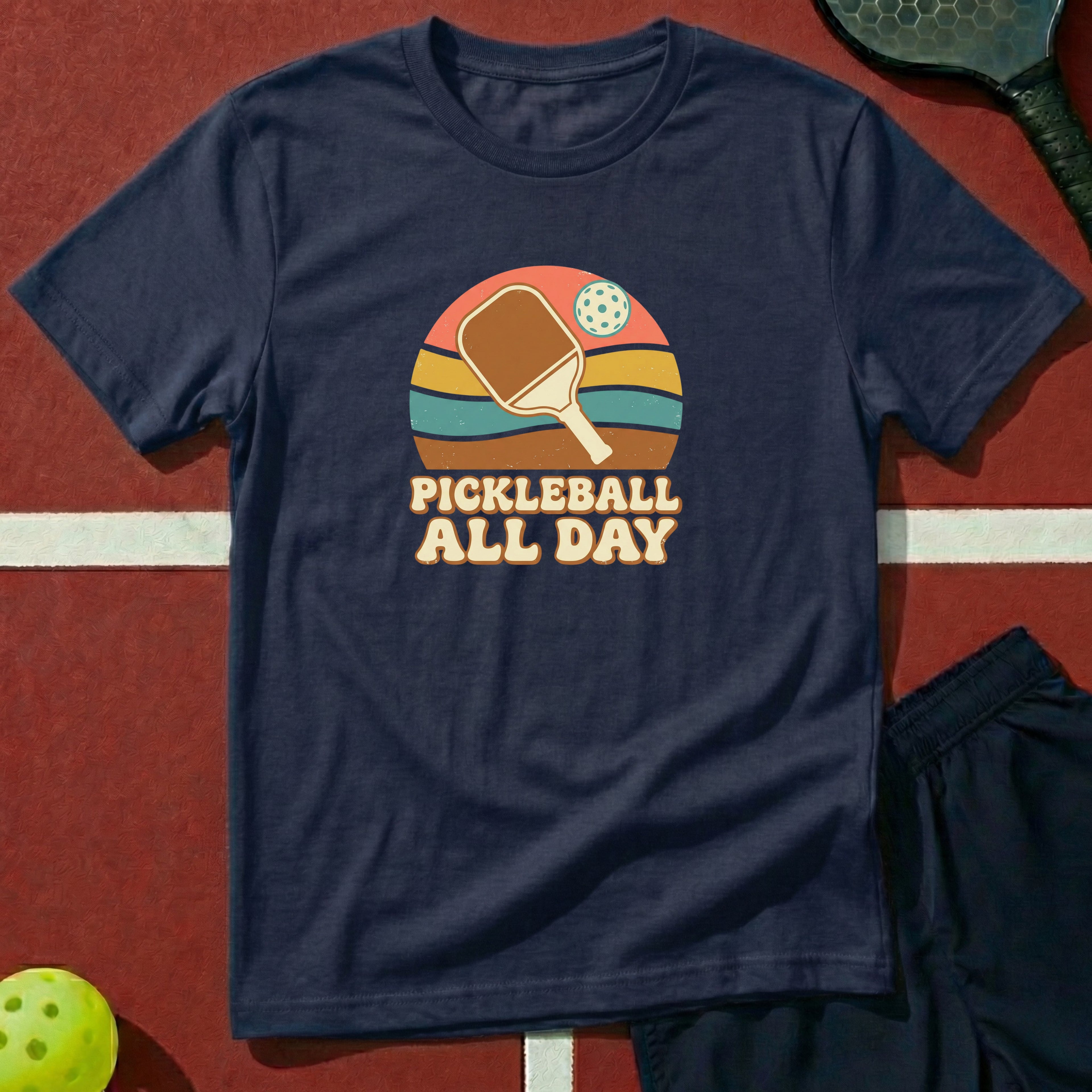 Pickleball All Day Graphic Tee