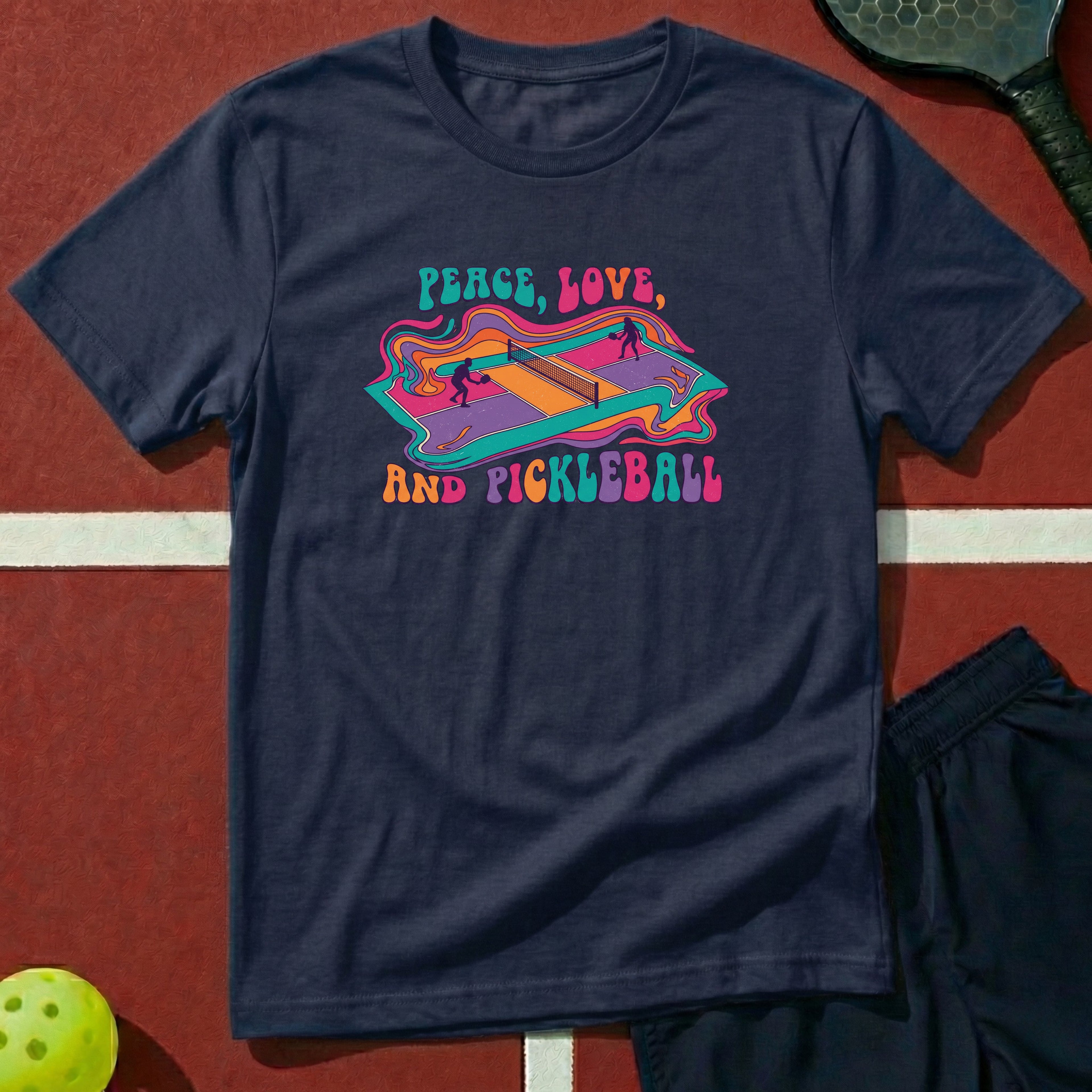 Peace Love And Pickleball Graphic Tee