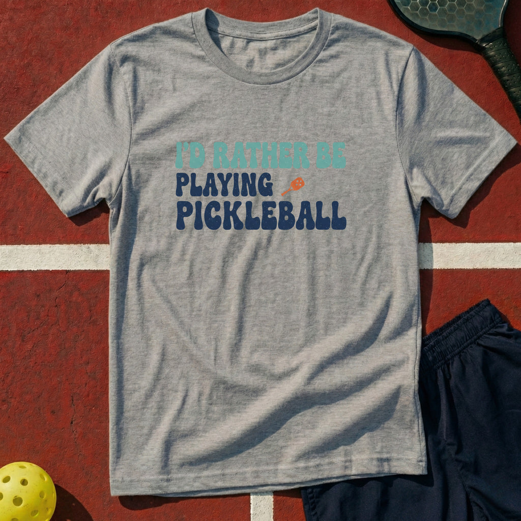I'd Rather Be Playing Pickleball Graphic Tee