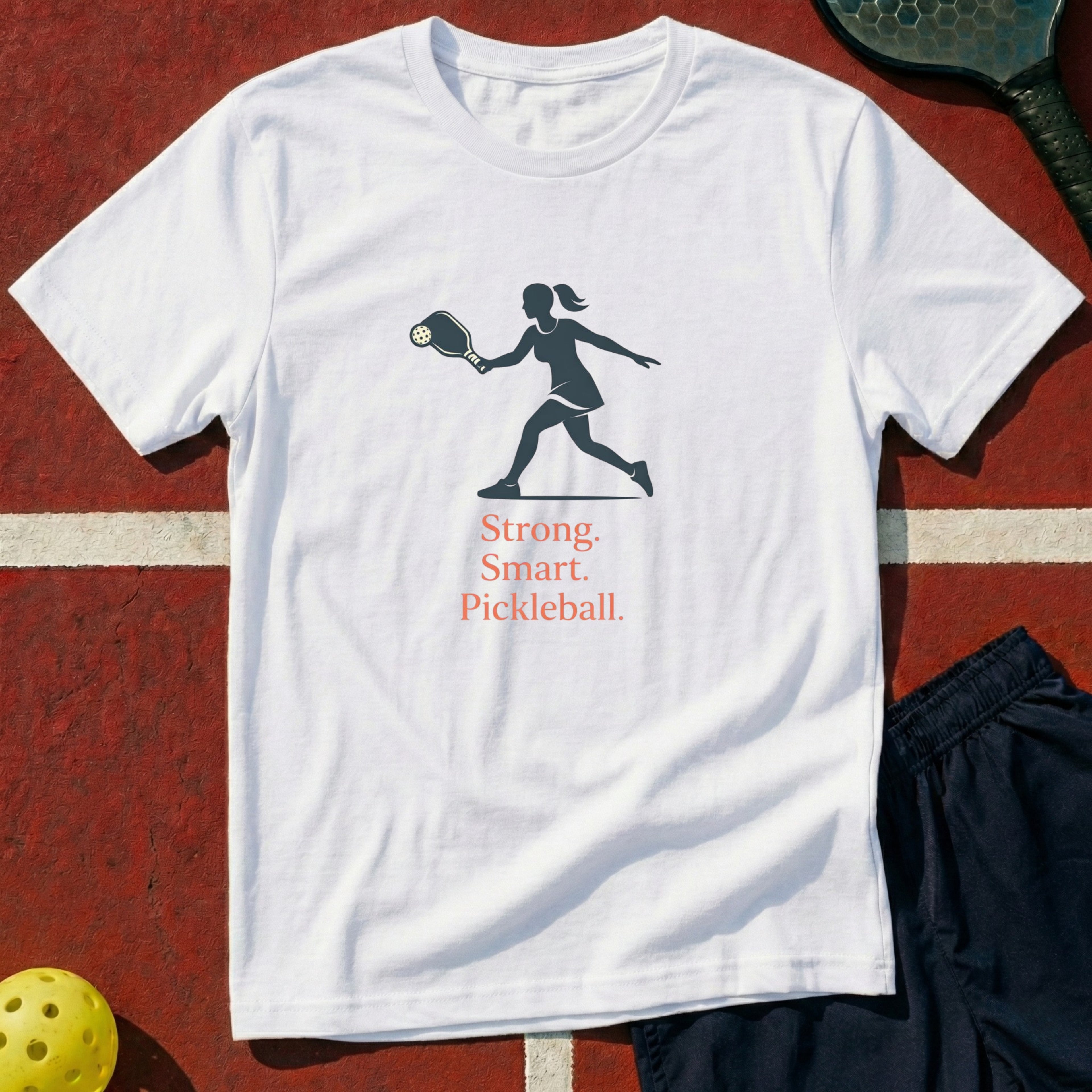 Strong Smart Pickleball Graphic Tee