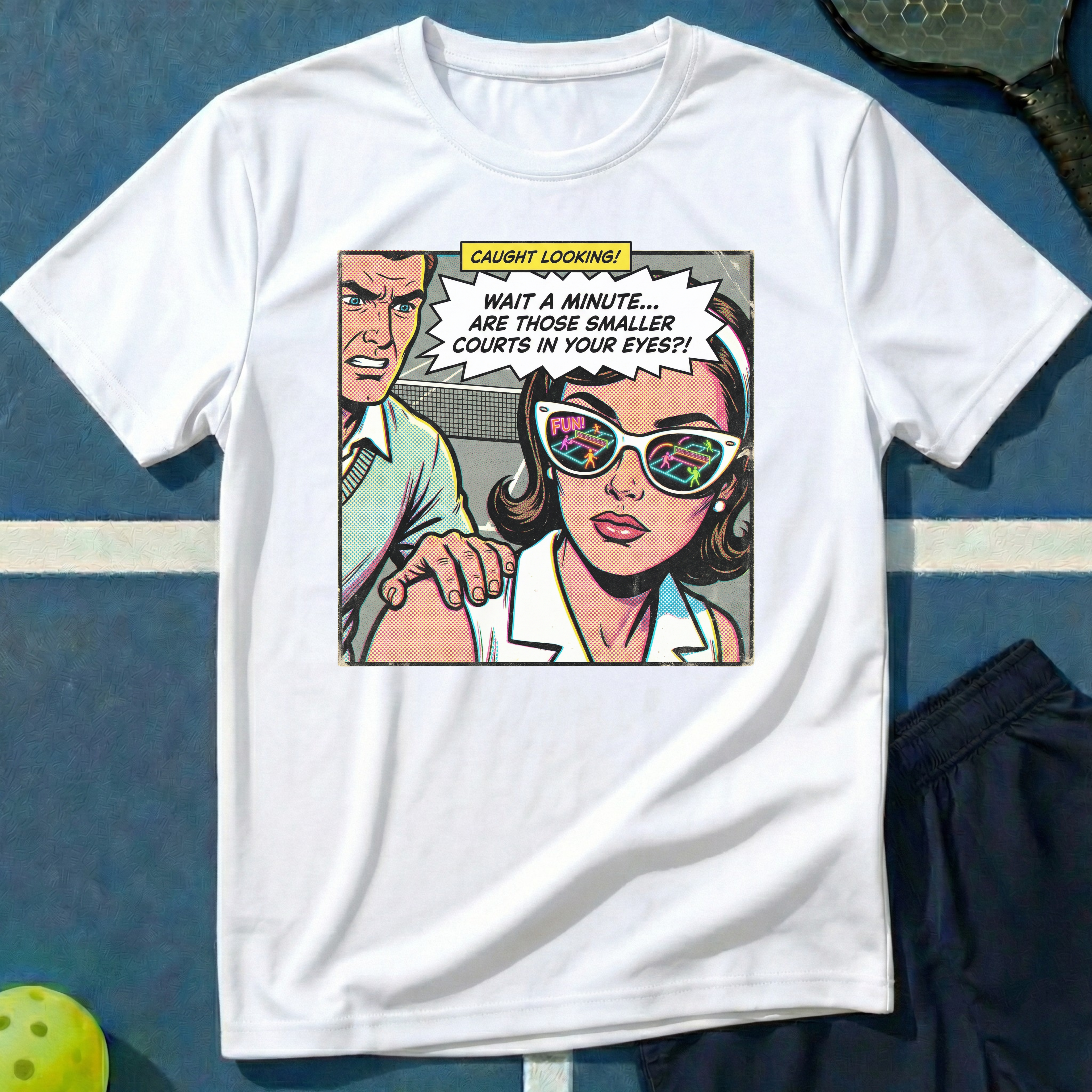 Wait A Minute_ Are Those Smaller Courts Graphic Tee